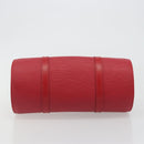 LOUIS VUITTON Epi Soufflot Hand Bag Red M52227 LV Auth 189593V-5