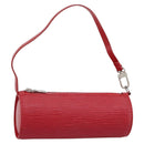 LOUIS VUITTON Epi Soufflot Pouch Accessory Pouch Red LV Auth 189594-1