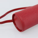 LOUIS VUITTON Epi Soufflot Pouch Accessory Pouch Red LV Auth 189594-15