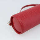 LOUIS VUITTON Epi Soufflot Pouch Accessory Pouch Red LV Auth 189594-17