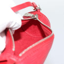 LOUIS VUITTON Epi Soufflot Pouch Accessory Pouch Red LV Auth 189594-19