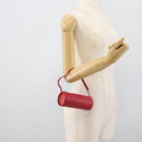 LOUIS VUITTON Epi Soufflot Pouch Accessory Pouch Red LV Auth 189594-21