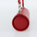 LOUIS VUITTON Epi Soufflot Pouch Accessory Pouch Red LV Auth 189594-4