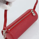LOUIS VUITTON Epi Soufflot Pouch Accessory Pouch Red LV Auth 189594-6