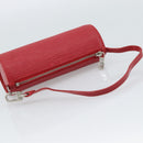 LOUIS VUITTON Epi Soufflot Pouch Accessory Pouch Red LV Auth 189594-7