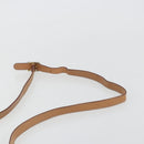 CELINE Macadam Canvas Circle Shoulder Bag PVC Leather Brown Gold Auth 189595-8