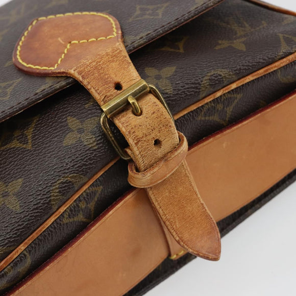 LOUIS VUITTON Monogram Cartouchiere MM Shoulder Bag M51253 LV Auth 189597