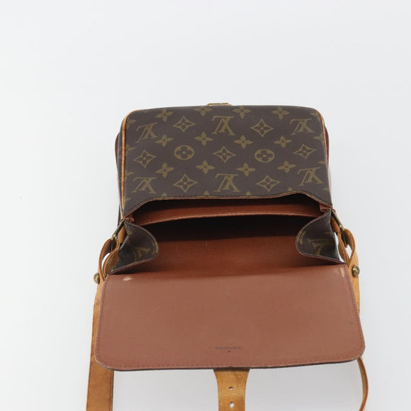 LOUIS VUITTON Monogram Cartouchiere MM Shoulder Bag M51253 LV Auth 189597