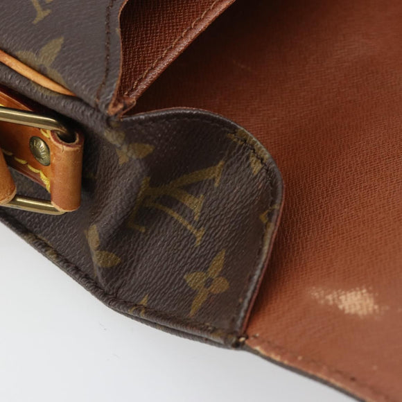 LOUIS VUITTON Monogram Cartouchiere MM Shoulder Bag M51253 LV Auth 189597
