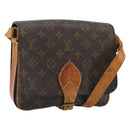 LOUIS VUITTON Monogram Cartouchiere MM Shoulder Bag M51253 LV Auth 189597-1