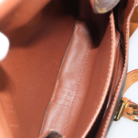 LOUIS VUITTON Monogram Cartouchiere MM Shoulder Bag M51253 LV Auth 189597