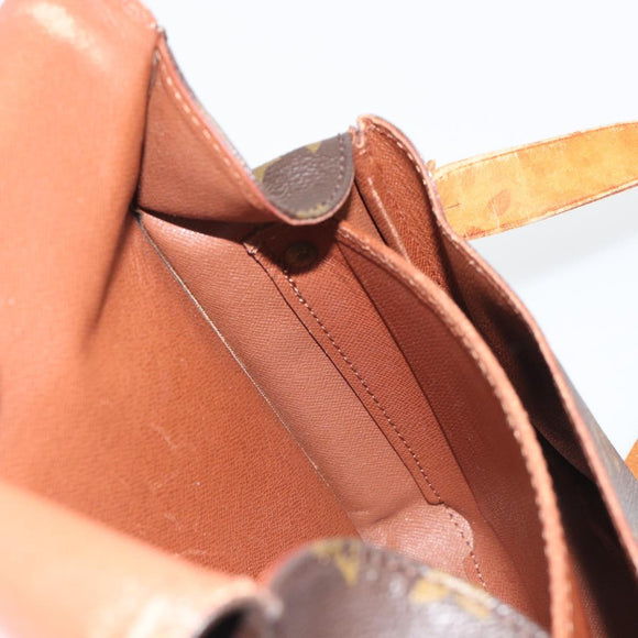LOUIS VUITTON Monogram Cartouchiere MM Shoulder Bag M51253 LV Auth 189597