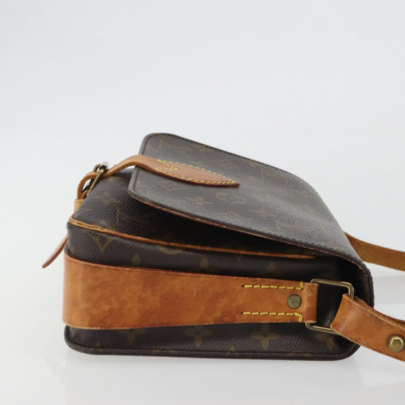 LOUIS VUITTON Monogram Cartouchiere MM Shoulder Bag M51253 LV Auth 189597