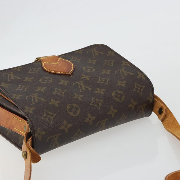 LOUIS VUITTON Monogram Cartouchiere MM Shoulder Bag M51253 LV Auth 189597
