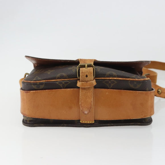LOUIS VUITTON Monogram Cartouchiere MM Shoulder Bag M51253 LV Auth 189597
