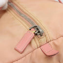 PRADA Hand Bag Nylon Pink Silver Auth 189599-10