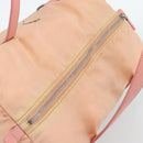 PRADA Hand Bag Nylon Pink Silver Auth 189599-6
