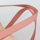 PRADA Hand Bag Nylon Pink Silver Auth 189599-14