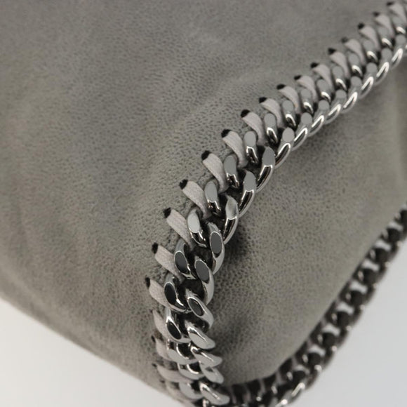 Stella MacCartney Falabella Chain Bag Polyester 2way Gray 371223 Auth 189600A