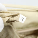 PRADA Tote Bag Nylon Ivory Silver Auth 189601-12