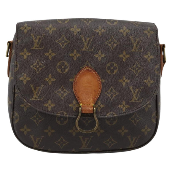 LOUIS VUITTON Monogram Saint Cloud GM Shoulder Bag M51242 LV Auth 189602