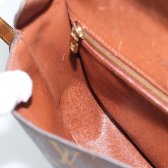 LOUIS VUITTON Monogram Saint Cloud GM Shoulder Bag M51242 LV Auth 189602