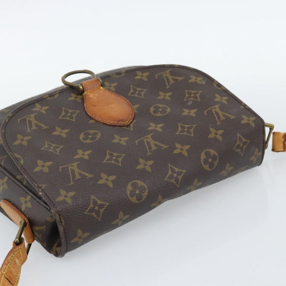 LOUIS VUITTON Monogram Saint Cloud GM Shoulder Bag M51242 LV Auth 189602