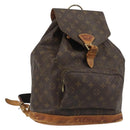 LOUIS VUITTON Monogram Montsouris GM Backpack M51135 LV Auth 189603-1