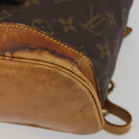 LOUIS VUITTON Monogram Montsouris GM Backpack M51135 LV Auth 189603