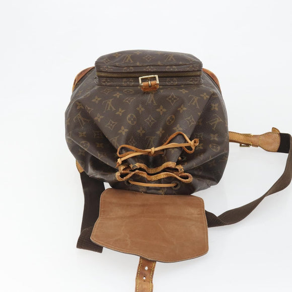 LOUIS VUITTON Monogram Montsouris GM Backpack M51135 LV Auth 189603