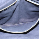 HERMES New Fourre Tout PM Hand Bag Canvas Navy Silver Auth 189604-11