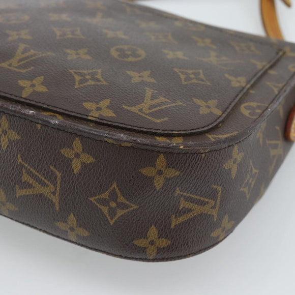 LOUIS VUITTON Monogram Saint Cloud GM Shoulder Bag M51242 LV Auth 189606