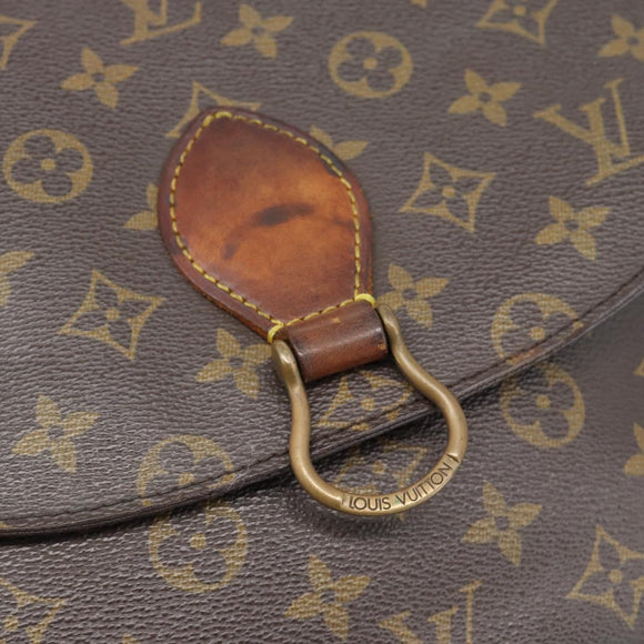 LOUIS VUITTON Monogram Saint Cloud GM Shoulder Bag M51242 LV Auth 189606