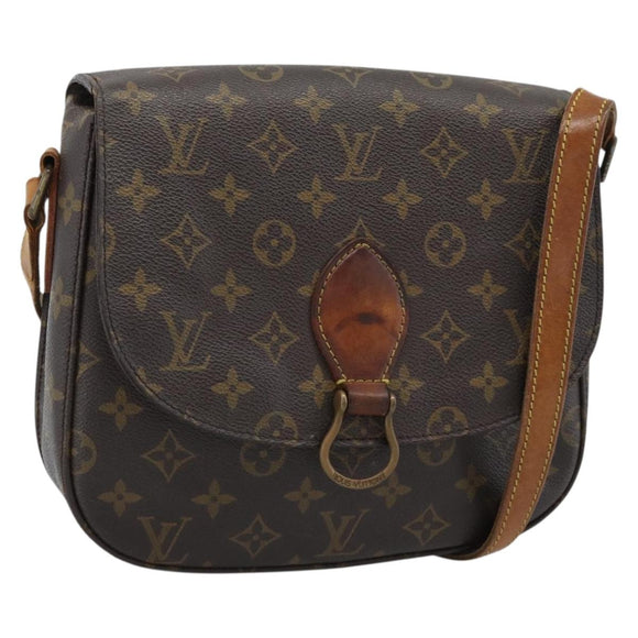 LOUIS VUITTON Monogram Saint Cloud GM Shoulder Bag M51242 LV Auth 189606