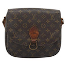 LOUIS VUITTON Monogram Saint Cloud GM Shoulder Bag M51242 LV Auth 189606-13