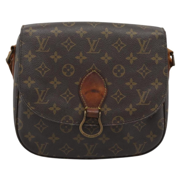 LOUIS VUITTON Monogram Saint Cloud GM Shoulder Bag M51242 LV Auth 189606