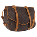 LOUIS VUITTON Monogram Saumur 43 Shoulder Bag M42252 LV Auth 189607-1