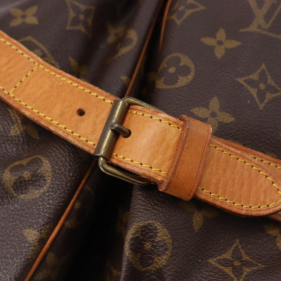 LOUIS VUITTON Monogram Saumur 43 Shoulder Bag M42252 LV Auth 189607