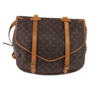 LOUIS VUITTON Monogram Saumur 43 Shoulder Bag M42252 LV Auth 189607-13