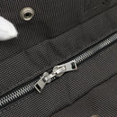 HERMES Her LineMM Hand Bag Canvas Gray Silver Auth 189610-10
