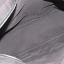 HERMES Her LineMM Hand Bag Canvas Gray Silver Auth 189610-11