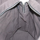 HERMES Her LineMM Hand Bag Canvas Gray Silver Auth 189610-17