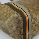 GUCCI GG Crystal Tote Bag Coated Canvas Beige 189669 Auth 189612-16
