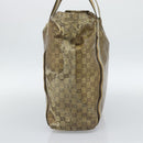 GUCCI GG Crystal Tote Bag Coated Canvas Beige 189669 Auth 189612-4