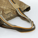 GUCCI GG Crystal Tote Bag Coated Canvas Beige 189669 Auth 189612-7