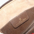 GUCCI GG Supreme Web Sherry Line Bag PVC Beige Gold 904 02 047 Auth 189616-19