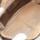 GUCCI GG Supreme Web Sherry Line Bag PVC Beige Gold 904 02 047 Auth 189616-10