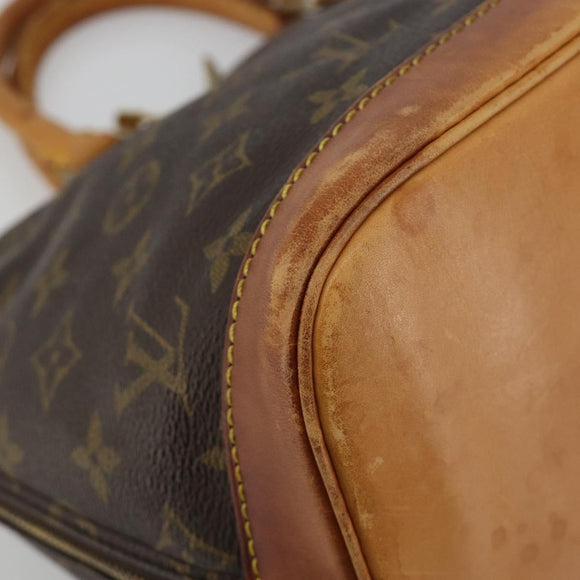 LOUIS VUITTON Monogram Alma Hand Bag M51130 LV Auth 189618