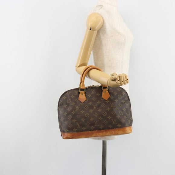 LOUIS VUITTON Monogram Alma Hand Bag M51130 LV Auth 189618