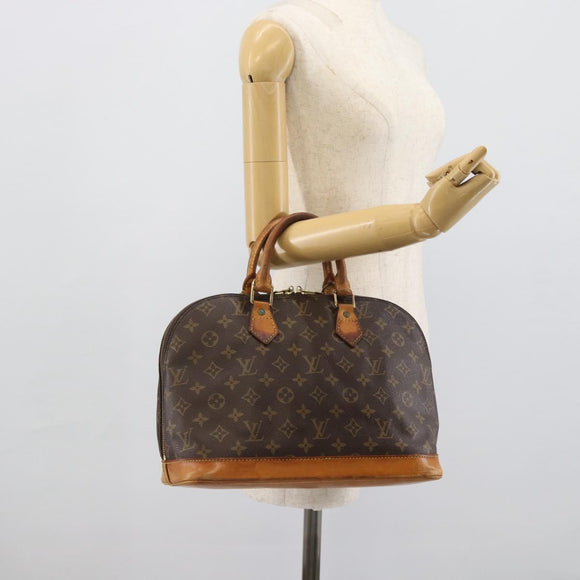 LOUIS VUITTON Monogram Alma Hand Bag M51130 LV Auth 189623